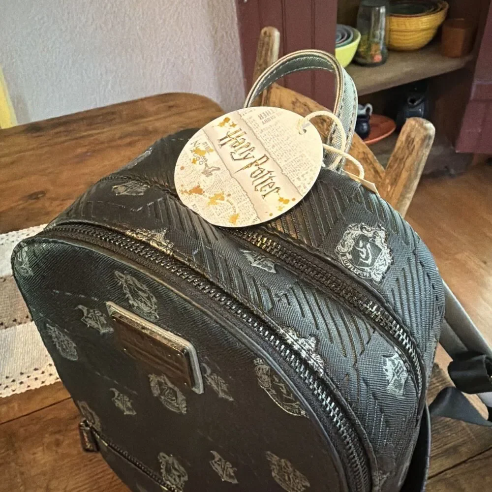 Loungefly x Harry Potter Hogwarts Houses Crests Mini Backpack